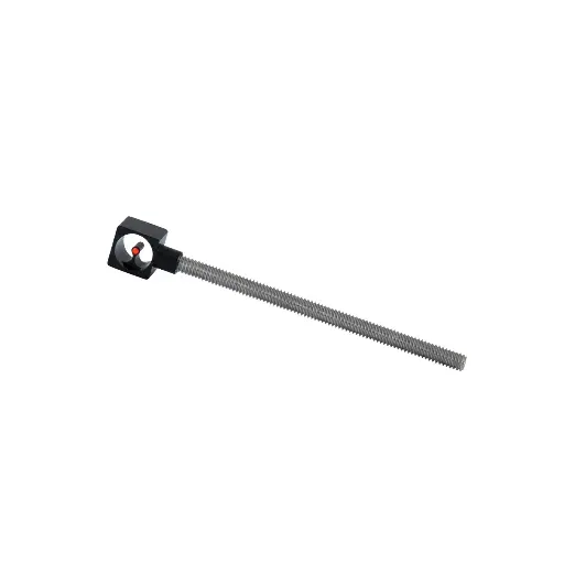 AVALON PIN-SIGHT SQUARE ALU RED FIBER OPTIC
